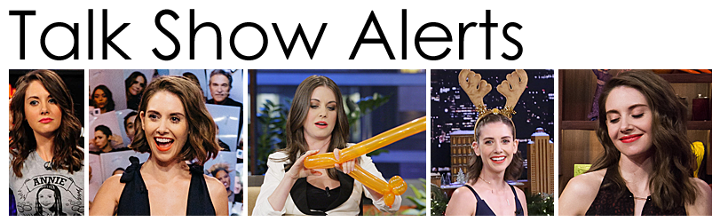 Alison Brie - Talk Show Alerts